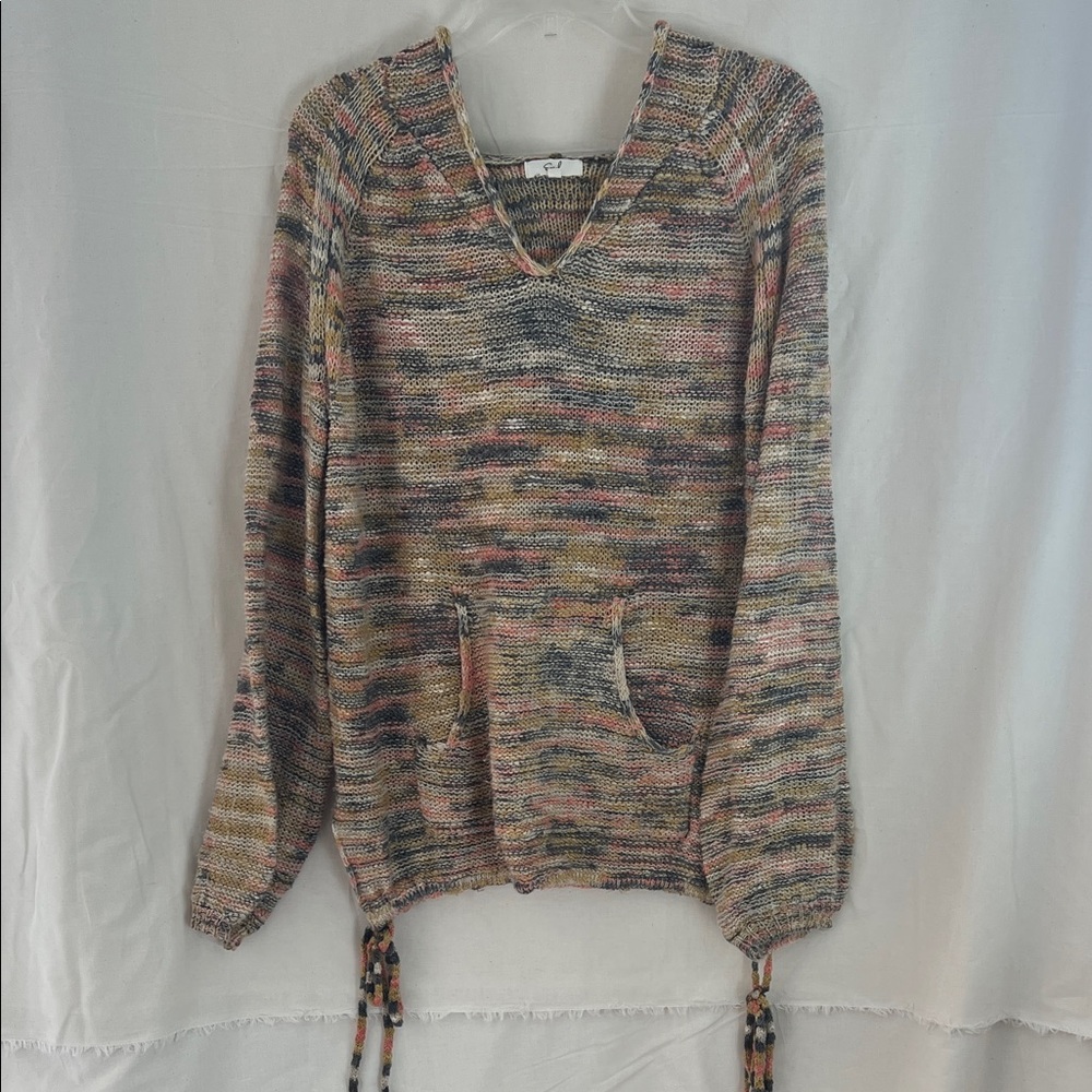 Cozy Multicolor V-Neck Sweater